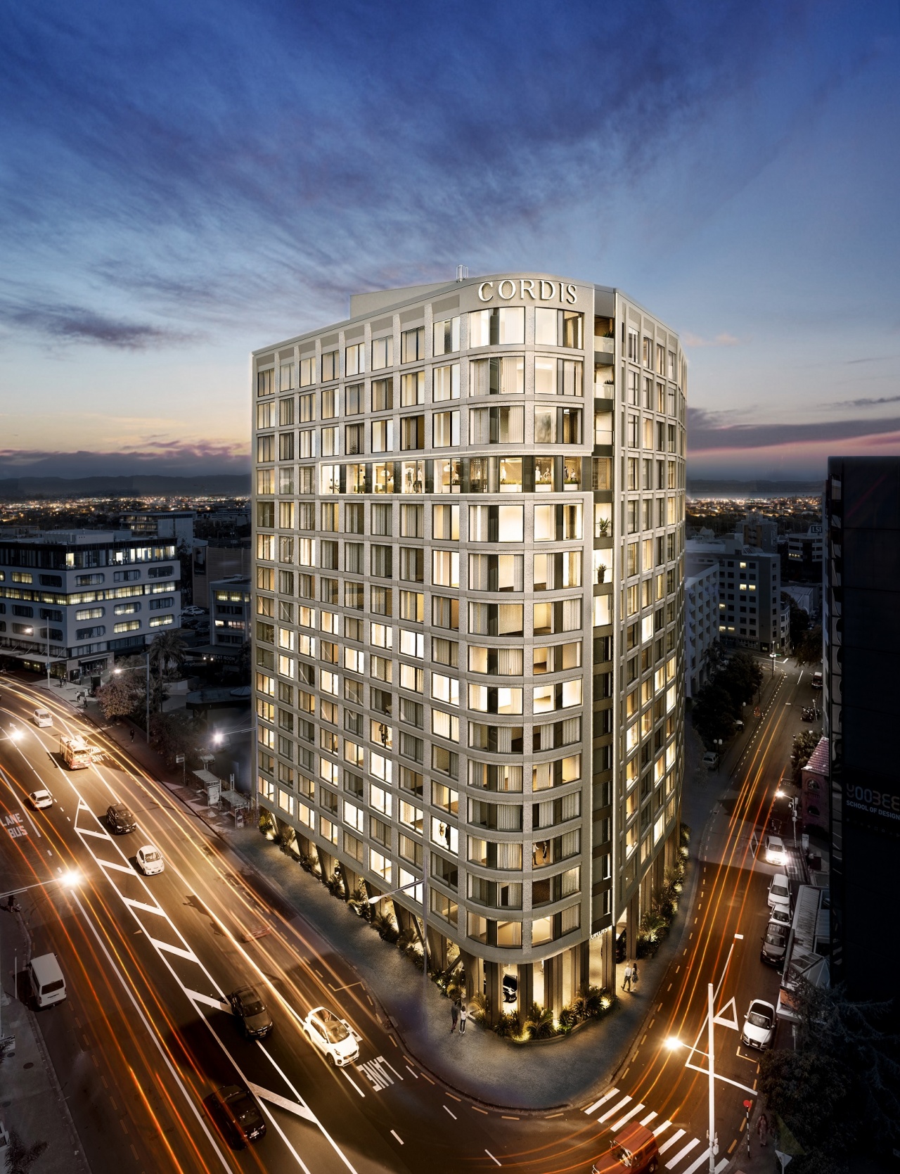 The new Pinnacle Tower at Cordis Auckland