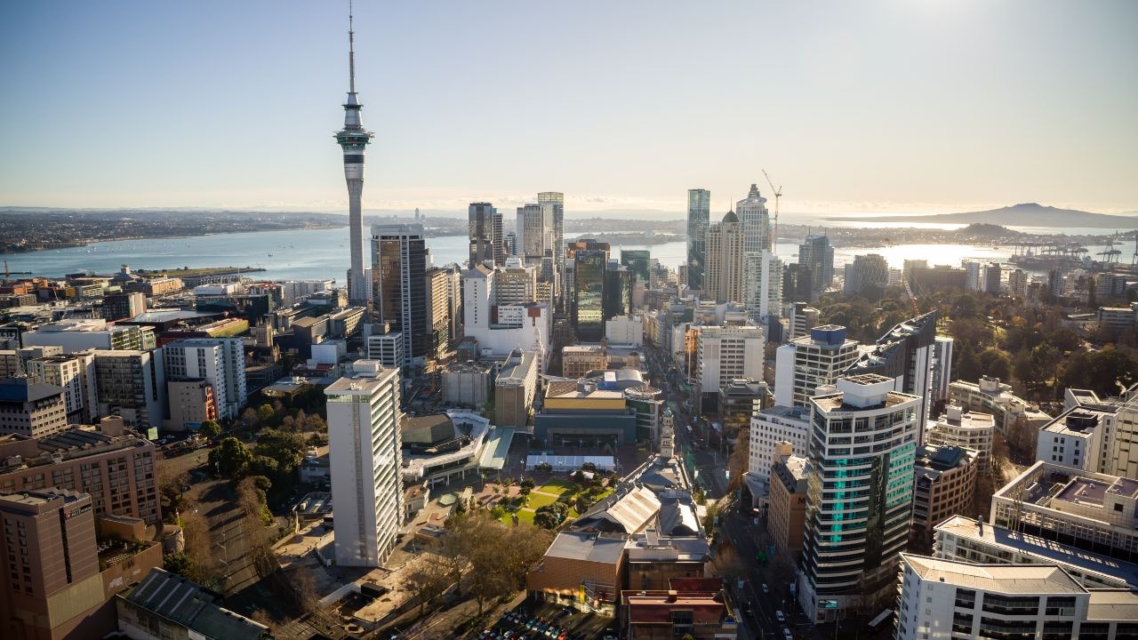 Invest - News - Auckland City Drone Aerial Aotea Centre