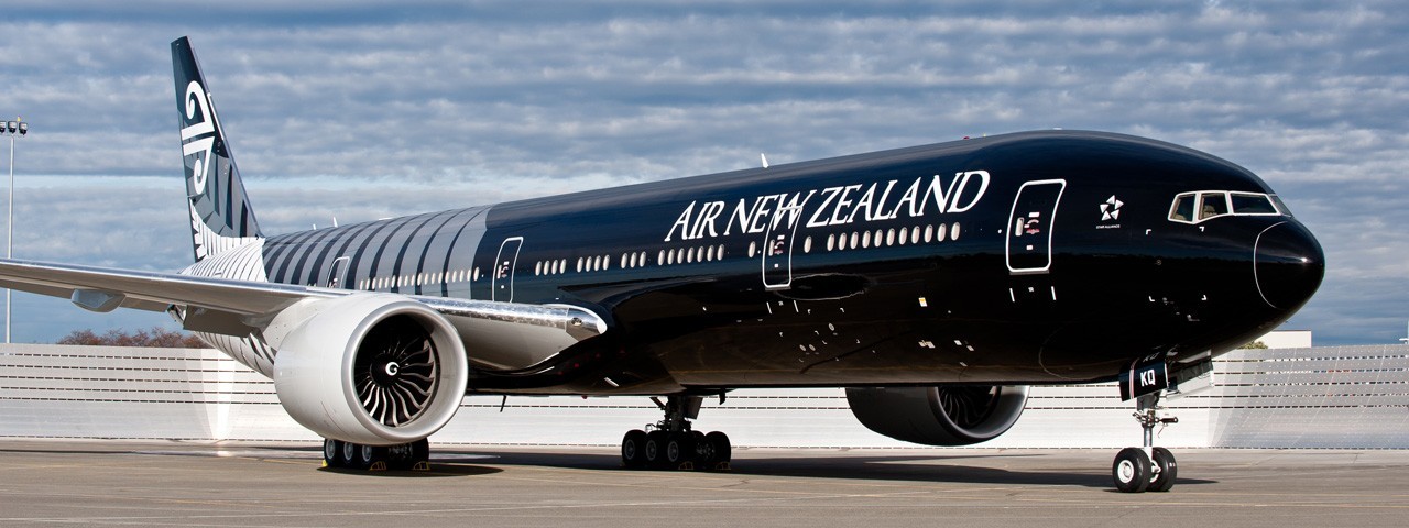 Air New Zealand All Black Plane