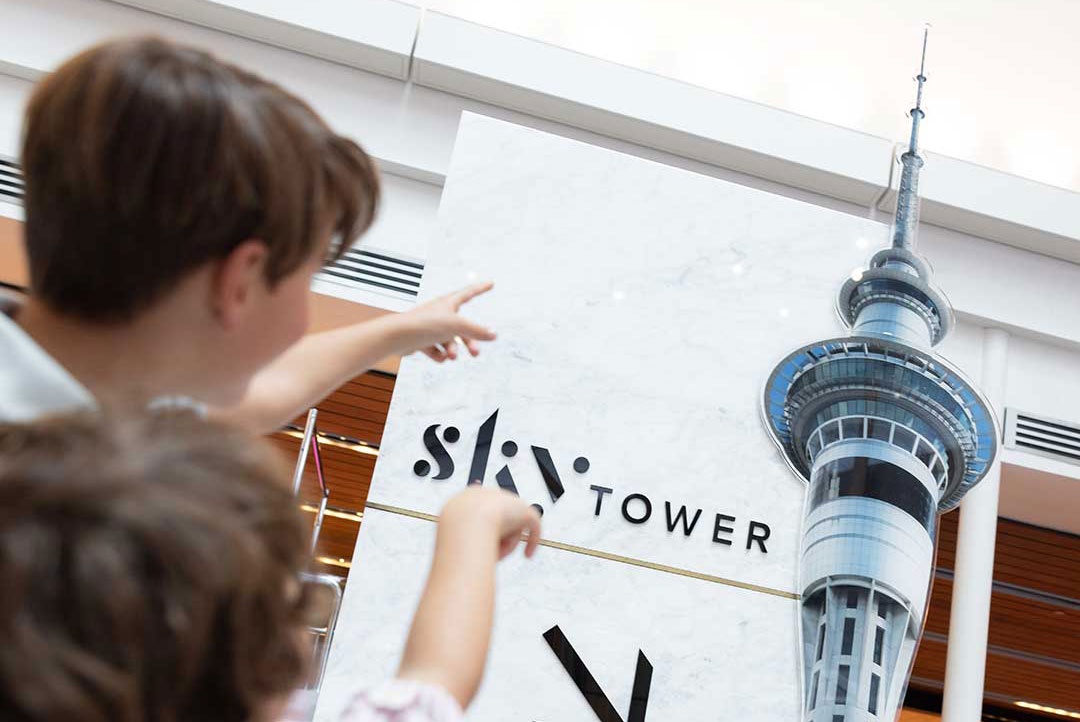 SkyCity with kids.