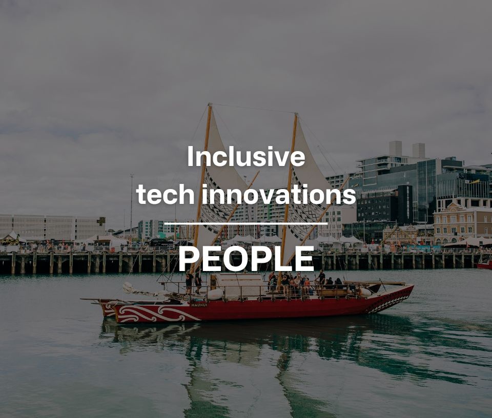 Tech Auckland - People - Waka sailing on Auckland waterfront