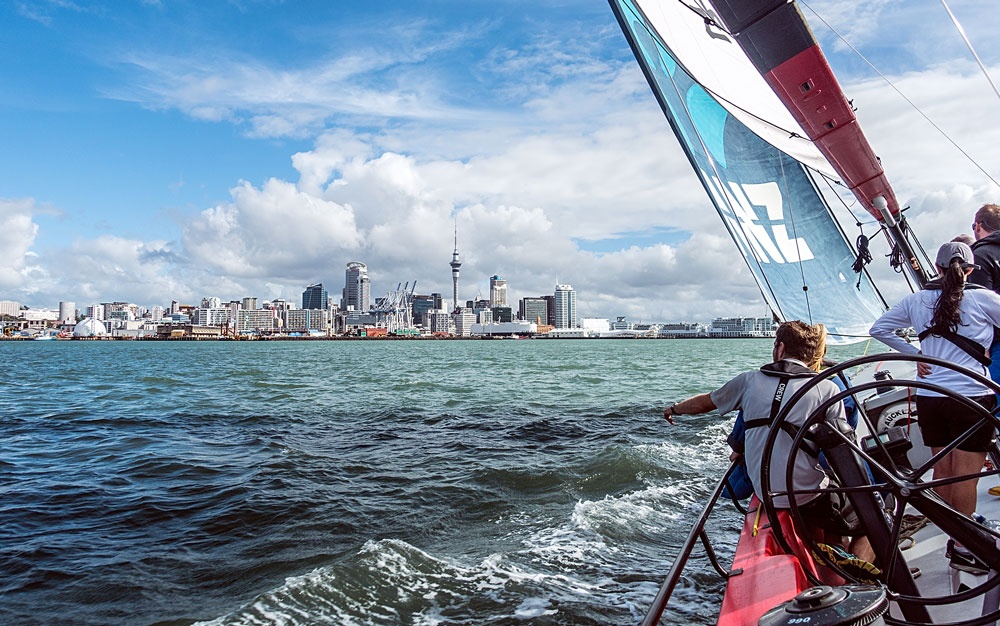 View from America's Cup boat