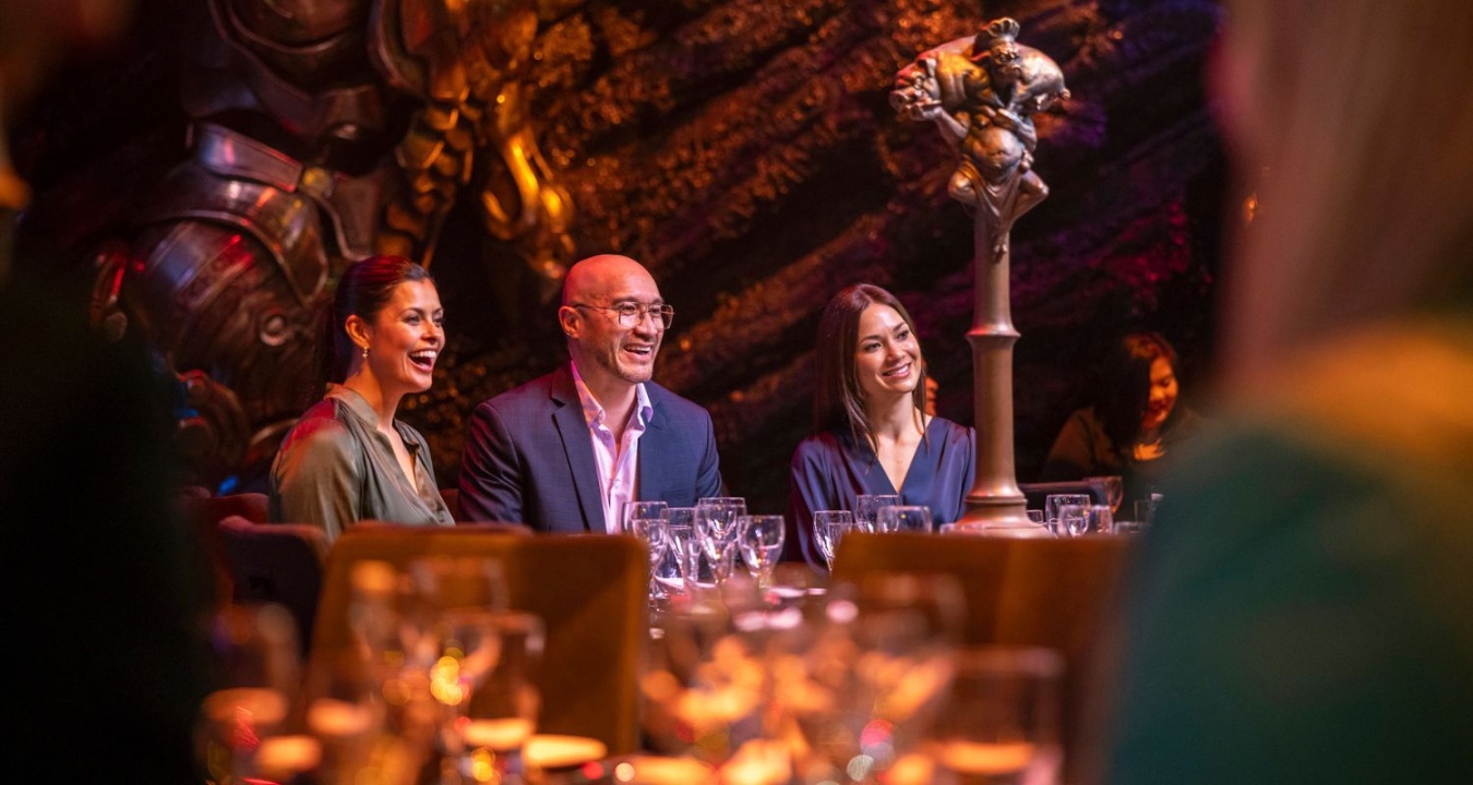 Our fully themed immersive dining space.