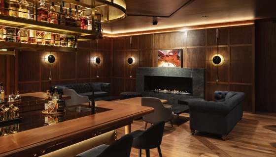 Interior of Captain's bar at Park Hyatt