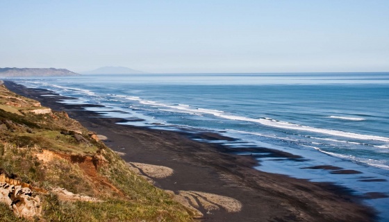 visit discover beaches black sand karioitahi